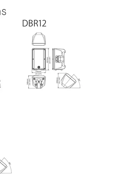 yamaha雅马哈DBR Dimensions